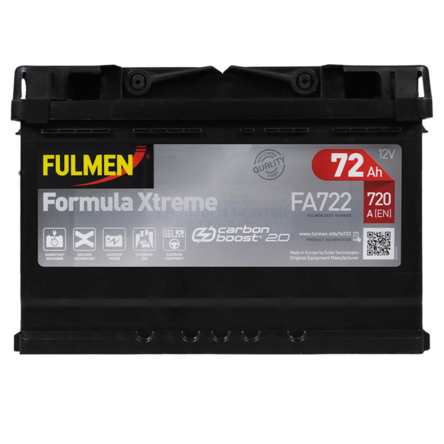 Fulmen - Batterie voiture FULMEN Start-Stop Auxiliary FK143 12V 14Ah 80A