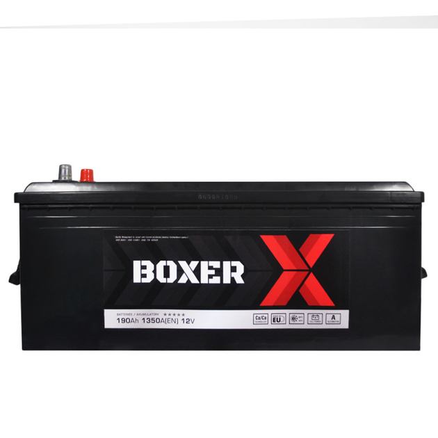 Автомобільний акумулятор BOXER (690 13) (D5) 190Ah 1350A L+ (лівий +) BOXER - изображение 1