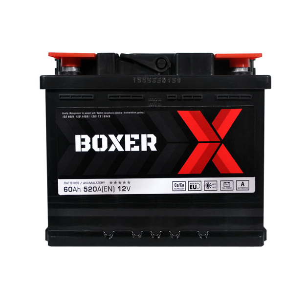 Автомобільний акумулятор BOXER (555 81) (L2) 60Ah 520A L+ (лівий +) BOXER - изображение 1