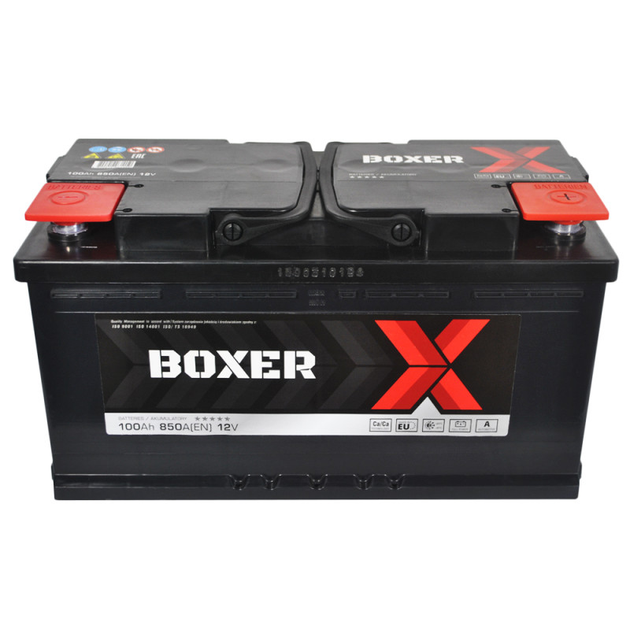 Автомобільний акумулятор BOXER (600 80) (L5) 100Ah 850A R+ (правий +) BOXER - изображение 2