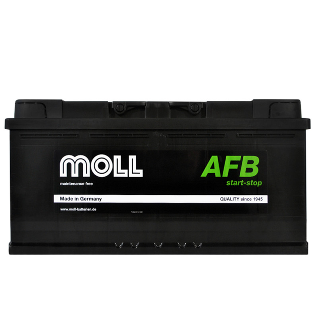 Автомобільний акумулятор MOLL AFB (L6) start/stop 106Ah 980A R+ (правий +) MOLL - изображение 1