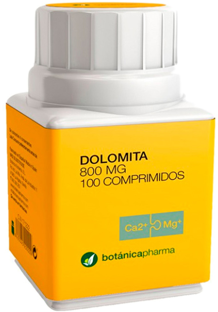 Дієтична добавка BotanicaPharma Dolomite 800 мг 100 таблеток (8435045200184) - зображення 1
