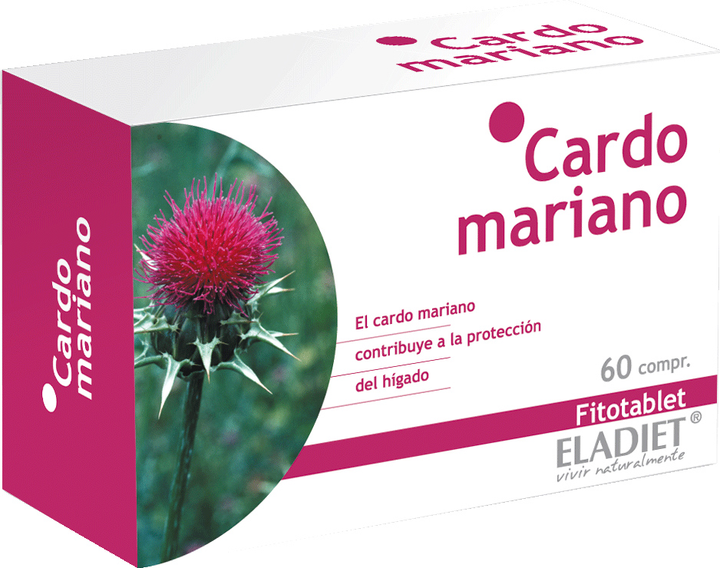 Suplement diety Eladiet Cardo Mariano 330 mg 60 tabletek (8420101215066) - obraz 1