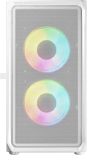 Obudowa Logic Concept Portos Mesh+Glass ARGB fans 3x120 mm White (AM-PORTOS-20-0000000-0002) - obraz 4