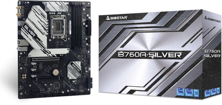 Материнская плата Biostar B760A-SILVER (s1700, Intel B760, PCI-Ex16) - изображение 4