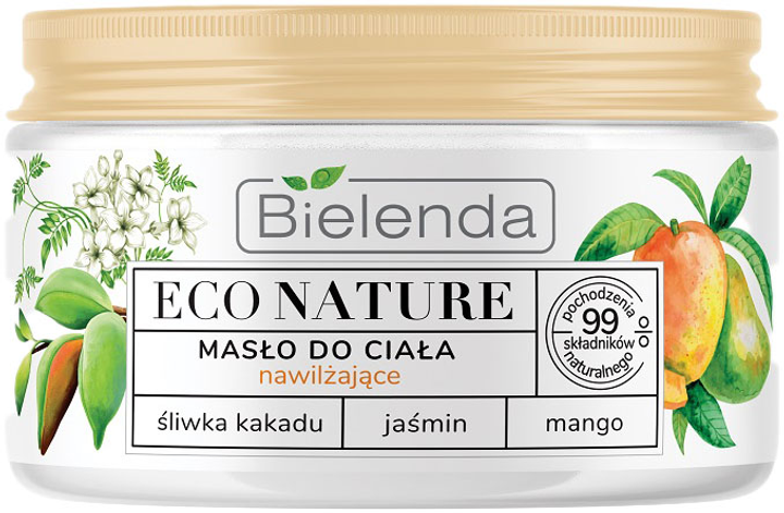 Masło do ciała Bielenda Eco Nature Plum Kakadu & Jaśmin & Mango nawilżające 250 ml (5902169042608) - obraz 1