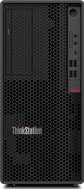 Komputer Lenovo ThinkStation P358 Tower (30GL003YPB) Czarny - obraz 1