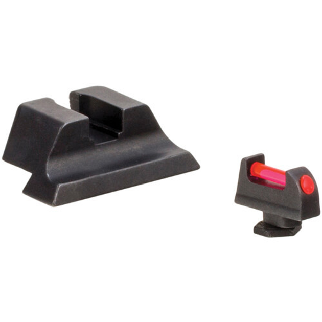 Комплект целик + мушка TRIJICON FIBER SET RED для пистолета Glock 9mm / Glock .40 (кроме MOS) - изображение 1