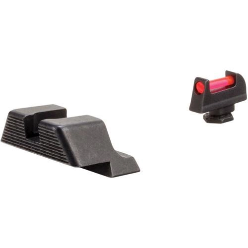 Комплект целик + мушка TRIJICON FIBER SET RED для пистолета Glock 9mm / Glock .40 (кроме MOS) - изображение 2