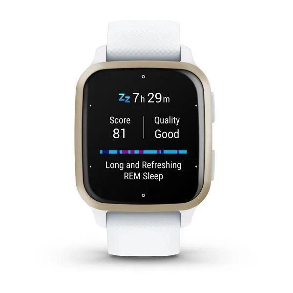 Смарт-Часы Garmin Venu Sq 2 Cream Gold Aluminum Bezel with White Case and Silicone Band (010-02701-01/11) - изображение 4