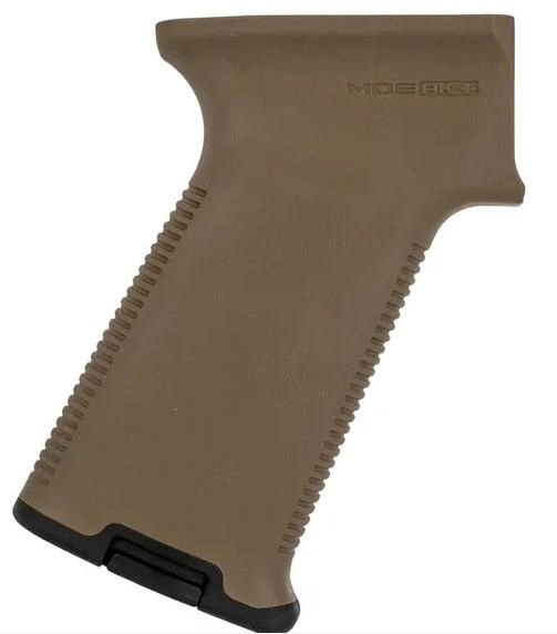 Рукоятка пистолетная Magpul MOE AK+ Grip для Сайги. Цвет: песочный MAG537-FDE - изображение 1