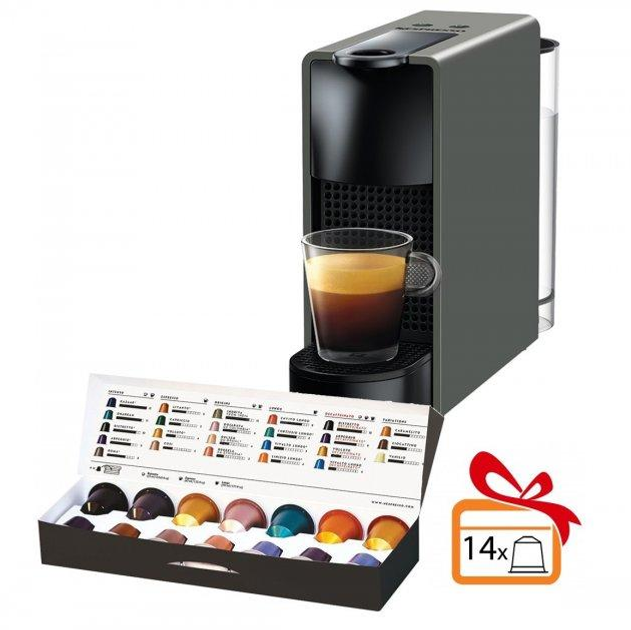 Капсульная кофемашина Nespresso Essenza Mini Intense Grey ...