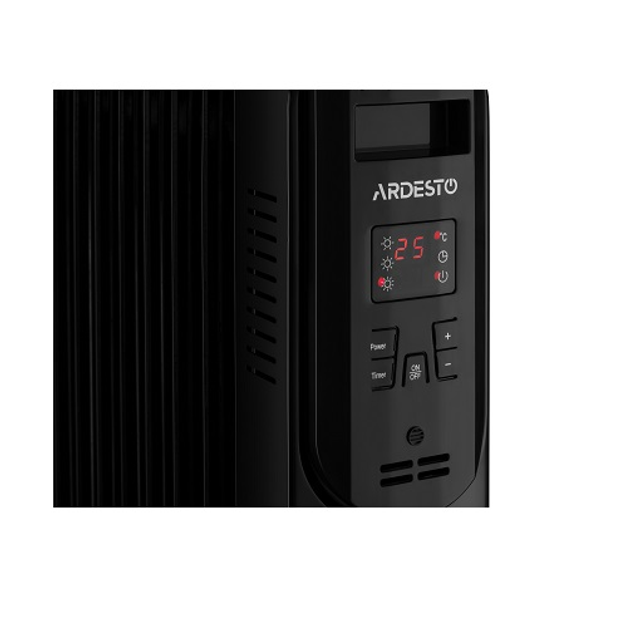 Обогреватель масляный ARDESTO OFH-E11X2 25м2 2500Вт 11 секций пульт ДК черный - изображение 8