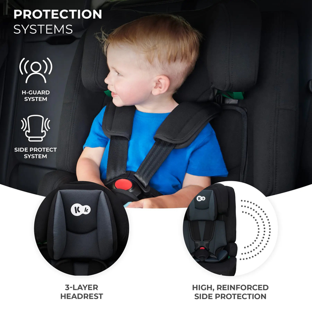 Fotelik samochodowy KinderKraft Safety Fix 2 i-Size Black (KCSAFI02BLK0000) - obraz 10