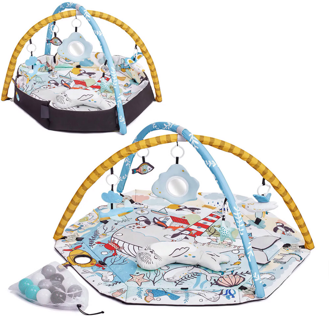 Mata rozwojowa Kinderkraft Smartplay Sea (KPSMSE00MUL0000) - obraz 4