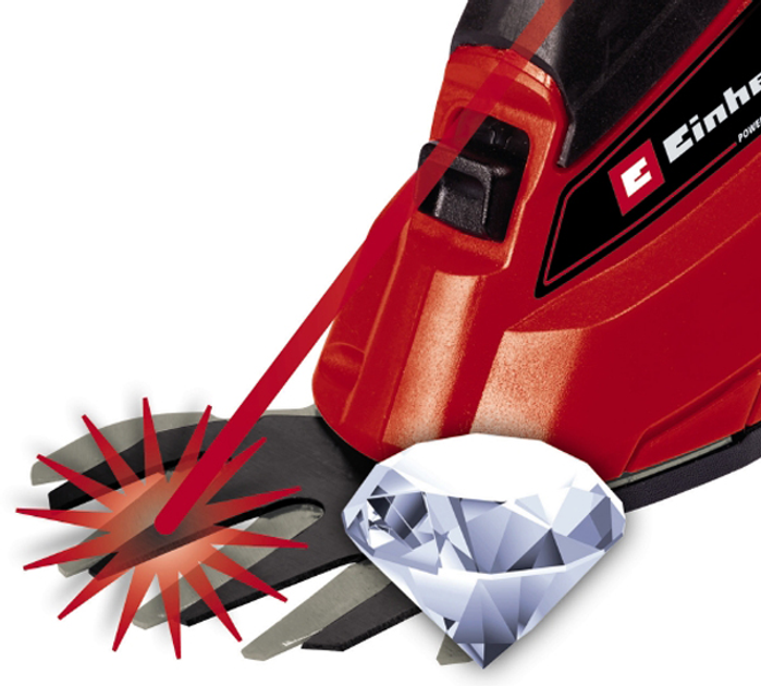 Ножиці для трави акумуляторні Einhell X-Change GC-CG 18/1 Li - Solo (3410382) - зображення 5