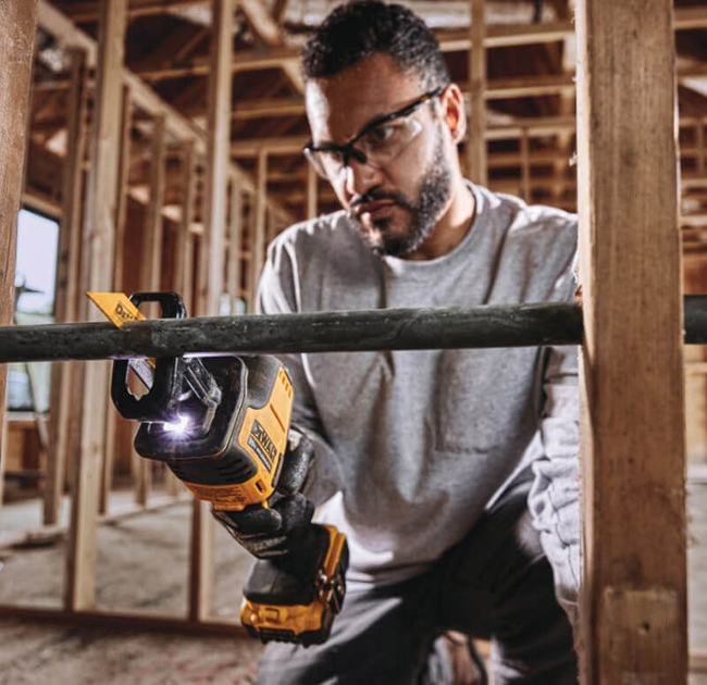 Шабельна пила акумуляторна безщіткова DeWalt DCS369NT без акумулятора та зарядного пристрою (DCS369NT-XJ) - зображення 7