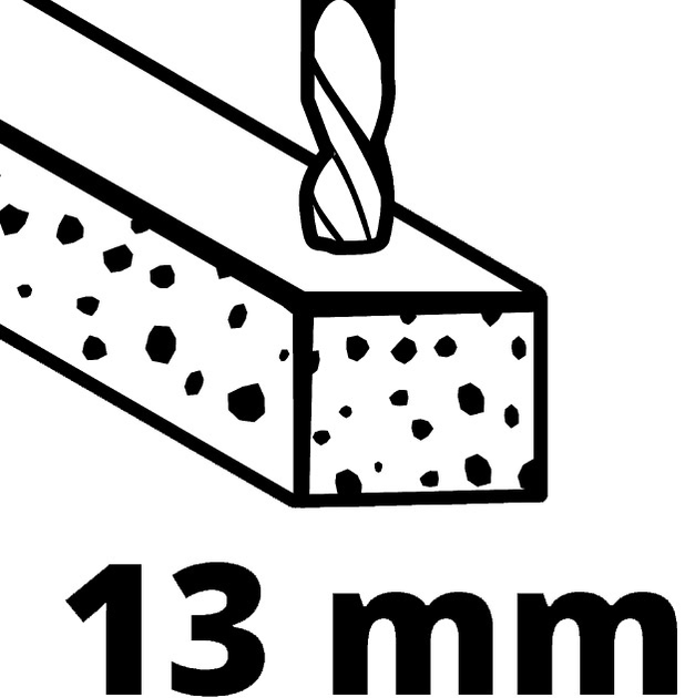 Wiertarka udarowa Einhell TC-ID 720/1 E 4259848 (4006825641844) - obraz 10