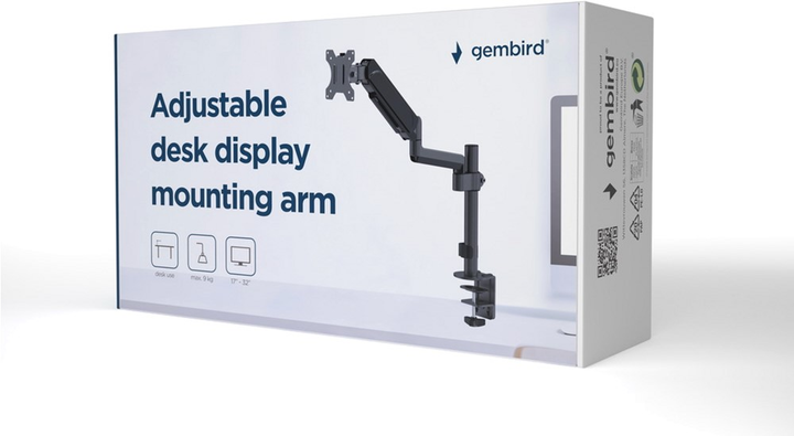 Uchwyt na monitor 17-32" Gembird MA-DA1P-01 - obraz 3