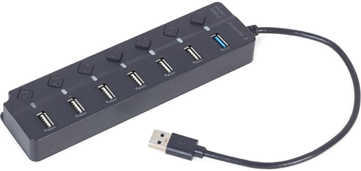 USB-хаб на 7 портів Gembird UHB-U3P1U2P6P-01 - зображення 1