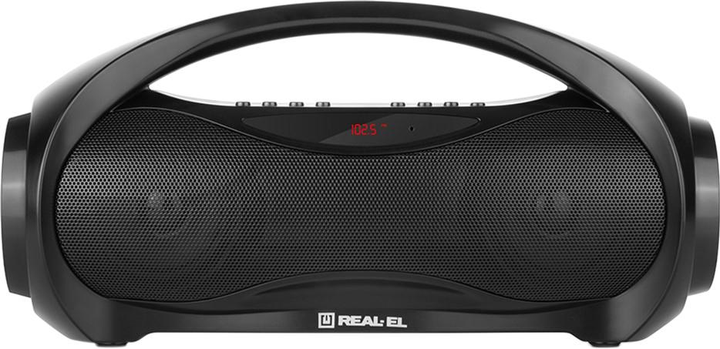 Głośnik przenośny Real-El X-713 Czarny (EL121600014) - obraz 1