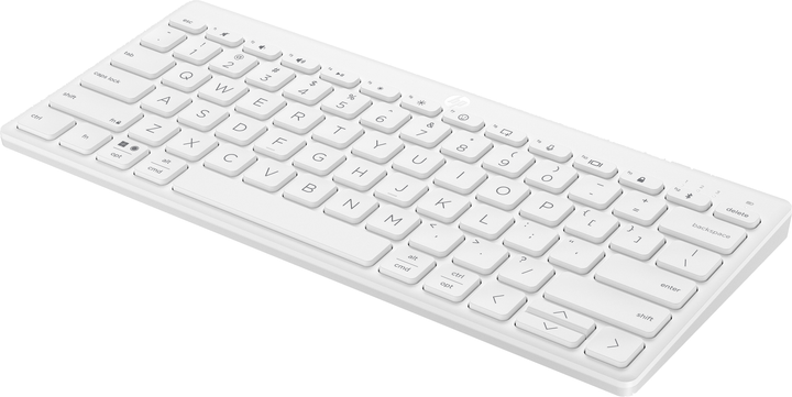 Klawiatura bezprzewodowa HP 350 Compact Multi-Device Bluetooth Keyboard White (692T0AA#ABB) - obraz 3