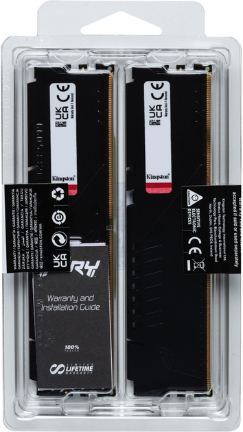 Оперативна пам'ять Kingston Fury DDR5-6000 16384MB PC5-48000 (Kit of 2x8192) Beast Black (KF560C40BBK2-16) - зображення 6
