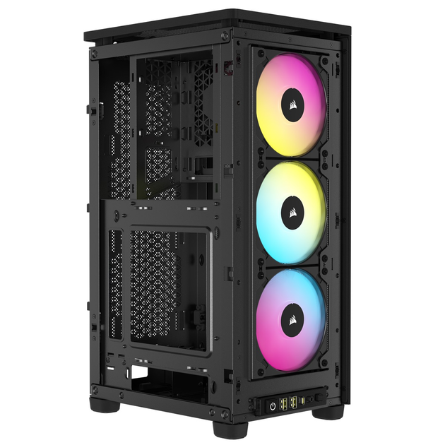 Корпус Corsair 2000D RGB Airflow Black (CC-9011246-WW) - зображення 6