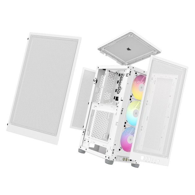Корпус Corsair 2000D RGB Airflow White (CC-9011247-WW) - зображення 13