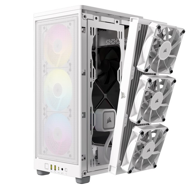 Корпус Corsair 2000D RGB Airflow White (CC-9011247-WW) - зображення 14
