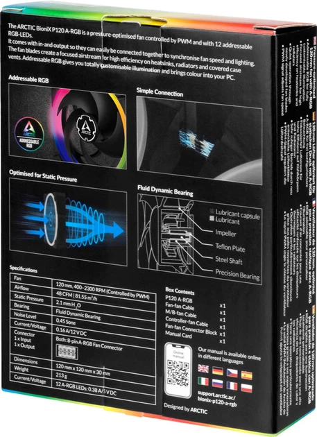 Chłodzenie Arctic BioniX P120 A-RGB (ACFAN00146A) - obraz 8