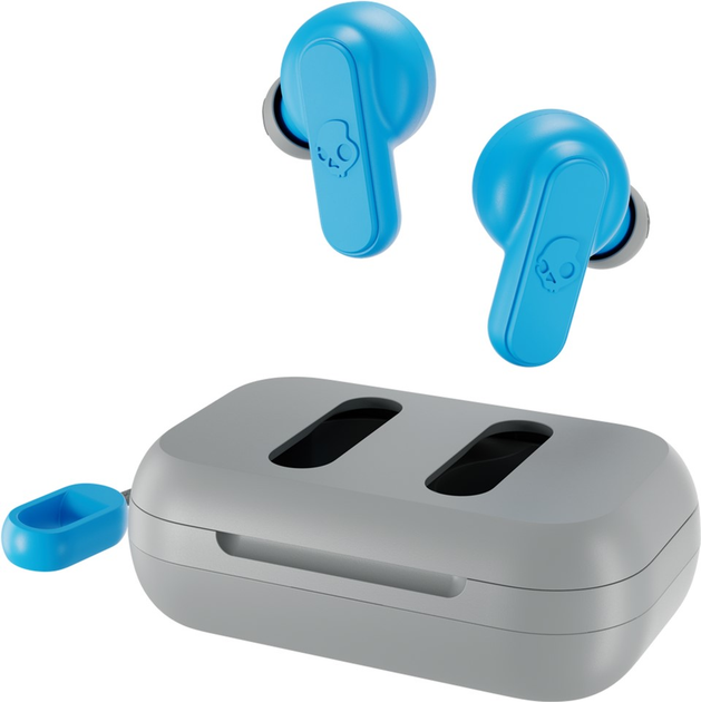 Słuchawki Skullcandy DIME 2 Light Grey/Blue (S2DBW-P751) - obraz 1