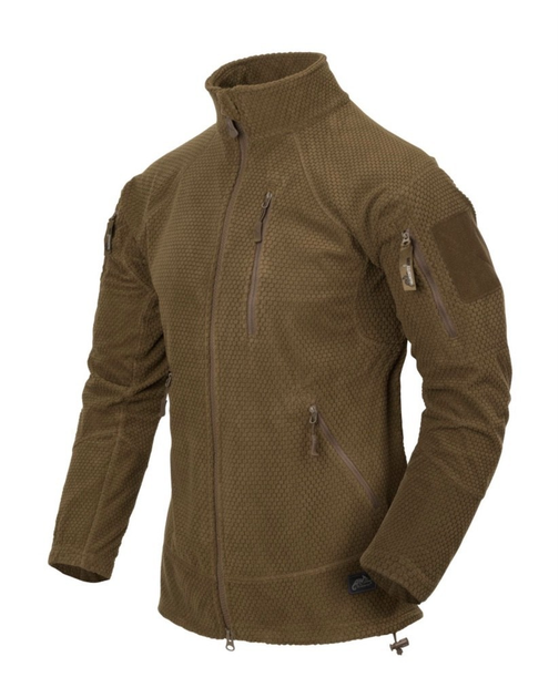 Флісова куртка Helikon - tex Alpha Tactical -Grid Fleece Coyote Розмір 2XL/R - зображення 1