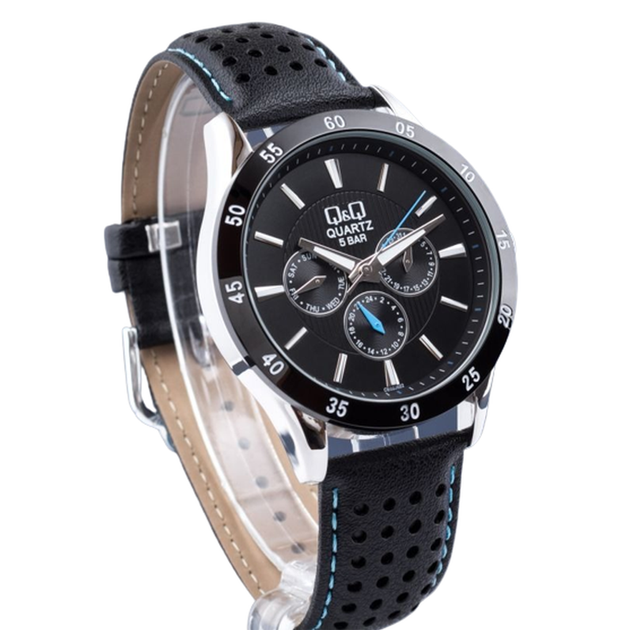 Мужские часы Q&Q Attractive CE02J522Y Черный - изображение 3