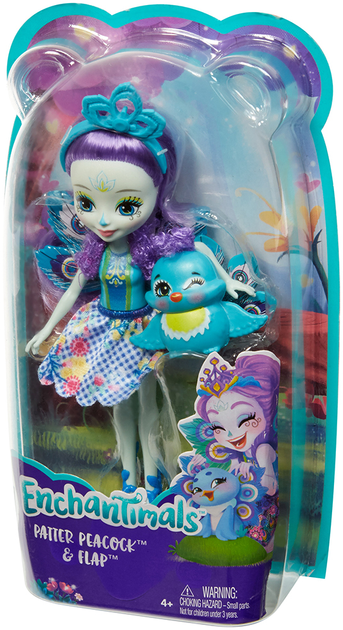 Лялька Enchantimals Пава Петер 15 см (887961695519) - зображення 8