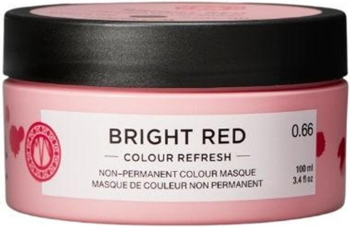 Maska tonizująca do włosów Maria Nila Colour Refresh Bright Red 100 ml (7391681047099) - obraz 1