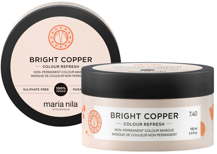 Maska tonizująca do włosów Maria Nila Colour Refresh Bright Copper 100 ml (7391681047044) - obraz 1