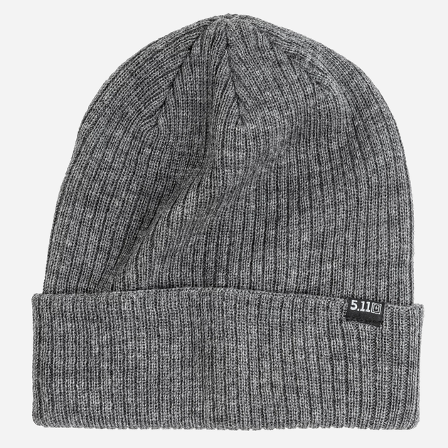 Шапка військова 5.11 Tactical Rollout Beanie 89088-200-016 One size Heather Grey (2000980488209) - зображення 1