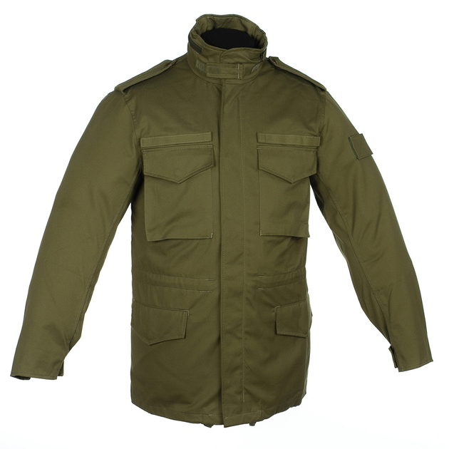 Куртка тактическая износостойкая облегченная для силовых структур M65 Хаки олива 44-46/170-176 TR_BH-U-JМ65-KH-44-170 - изображение 2