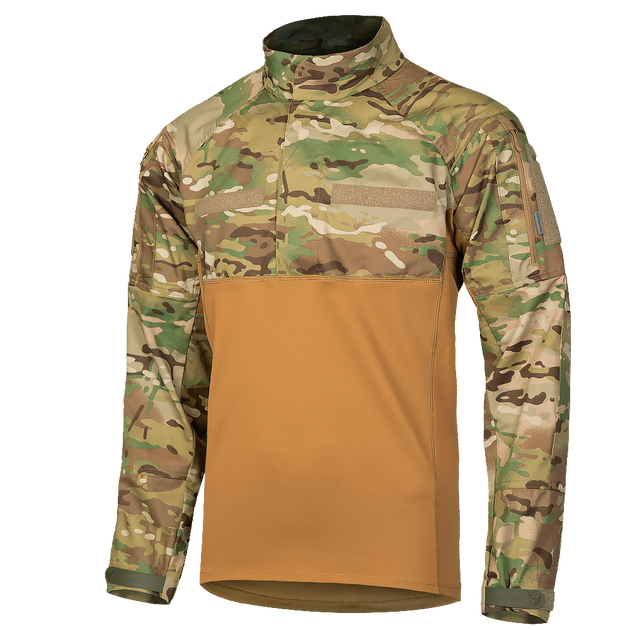 Рубашка тактическая боевая универсальная для силовых структур CM Blitz Мультикам/Койот (7018), S TR_7018(S) - изображение 1