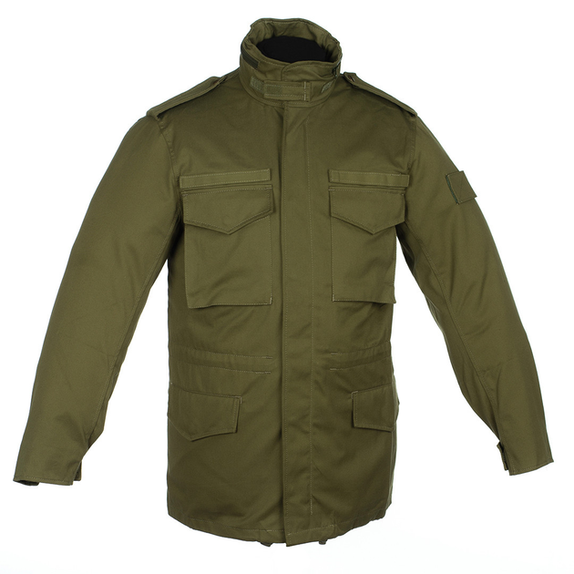Куртка тактическая износостойкая облегченная для силовых структур Brotherhood M65 Хаки олива L TR_BH-U-JМ65-KH-48-170 - изображение 2
