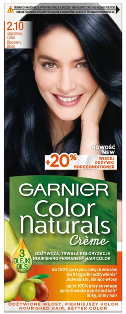 Крем-фарба для волосся Garnier Color Naturals 2.10 Ягідно-чорний 156 г (3600541216396) - зображення 1