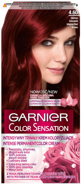Крем-фарба для волосся Garnier Color Sensation 4.60 Насичений темно-рудий 163 г (3600541136779) - зображення 1