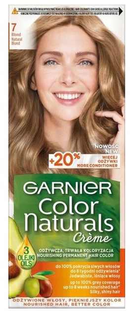 Крем-фарба для волосся Garnier Color Naturals Creme 7 Русявий 156 г (3600540179654) - зображення 1