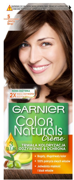 Крем-фарба для волосся Garnier Color Naturals Creme 5 Світло-русявий 146 г (3600540179630) - зображення 1