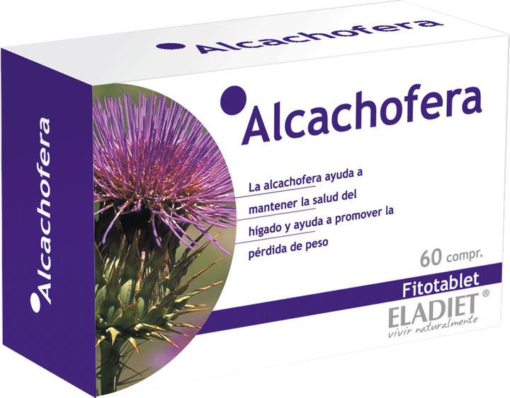 Suplement diety Eladiet Alcachofera 330 mg 60 tabletek (8420101010609) - obraz 1