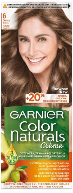 Крем-краска для волос Garnier Color Naturals Creme 6 Темный блонд 156 г ...