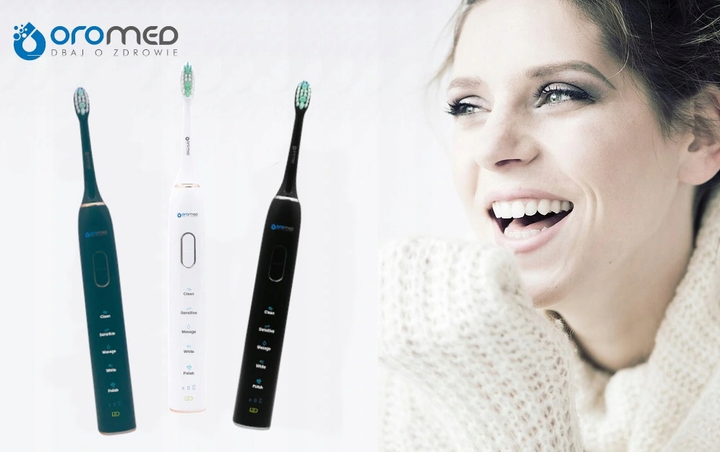 Elektryczna szczoteczka do zębów Oromed ORO BRUSH ZIELONA - obraz 6