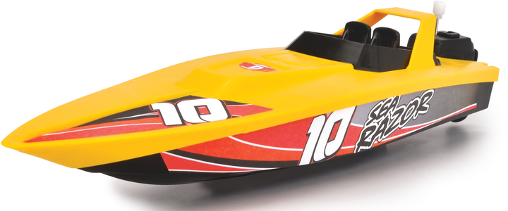 Ciężarówka Mack Dickie Toys "Transport łodzi" z przyczepą, z efektami dźwiękowymi i świetlnymi 41 cm (203747009) - obraz 5