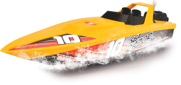 Ciężarówka Mack Dickie Toys "Transport łodzi" z przyczepą, z efektami dźwiękowymi i świetlnymi 41 cm (203747009) - obraz 6